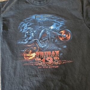 Gildan Black Friday the 13th Graphic Long Sleeve Tee